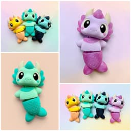 MerPals Collection: Mer-Dragon 3d model