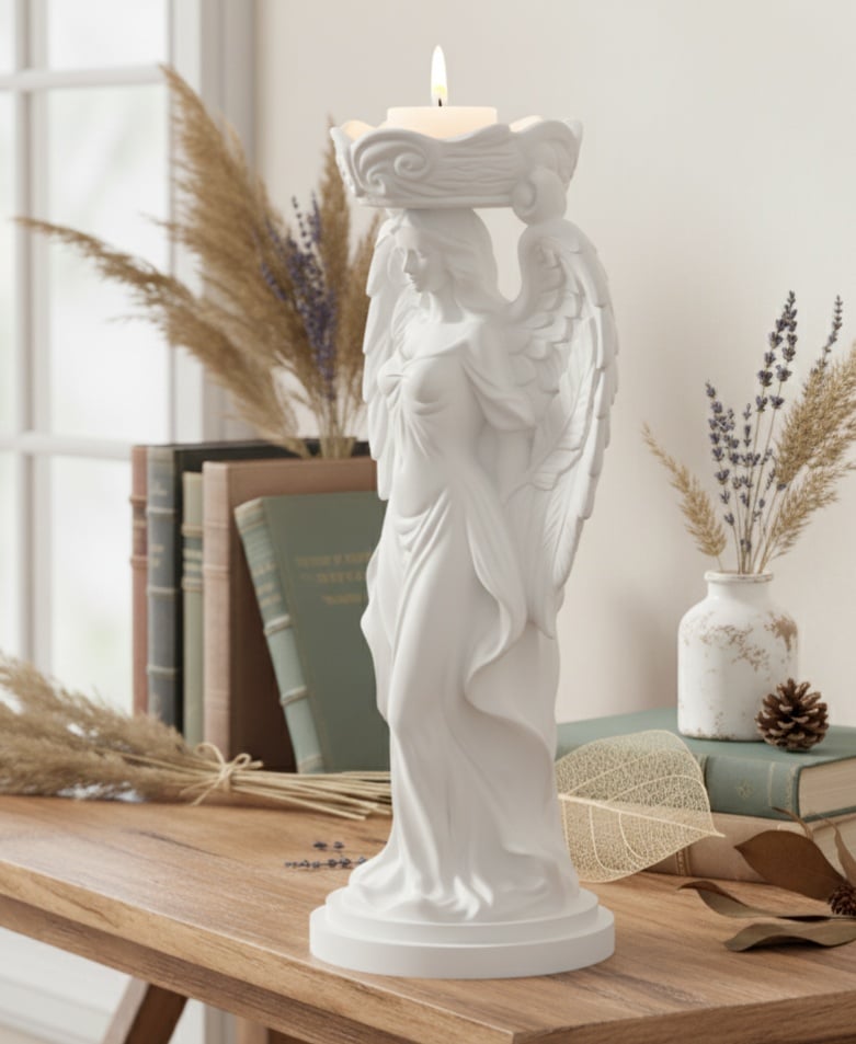 Angel candle holder 3d model