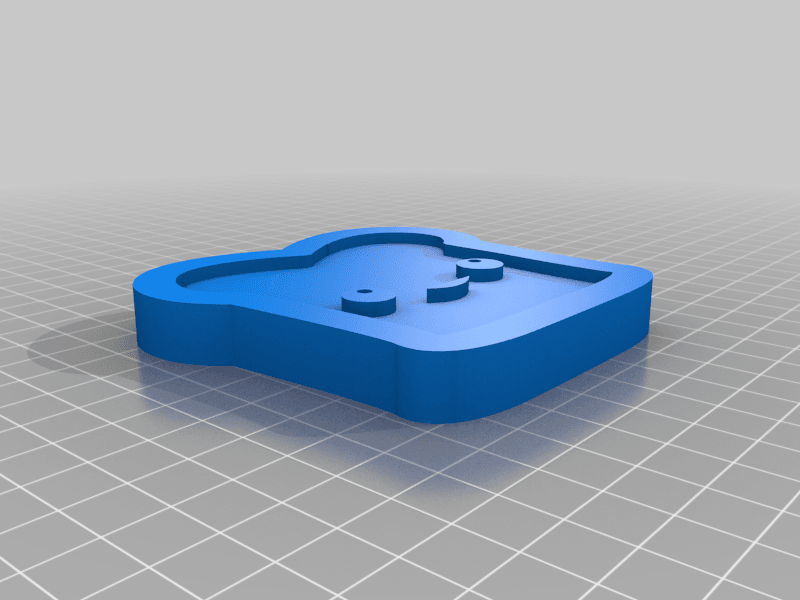 happy little bread 3d model