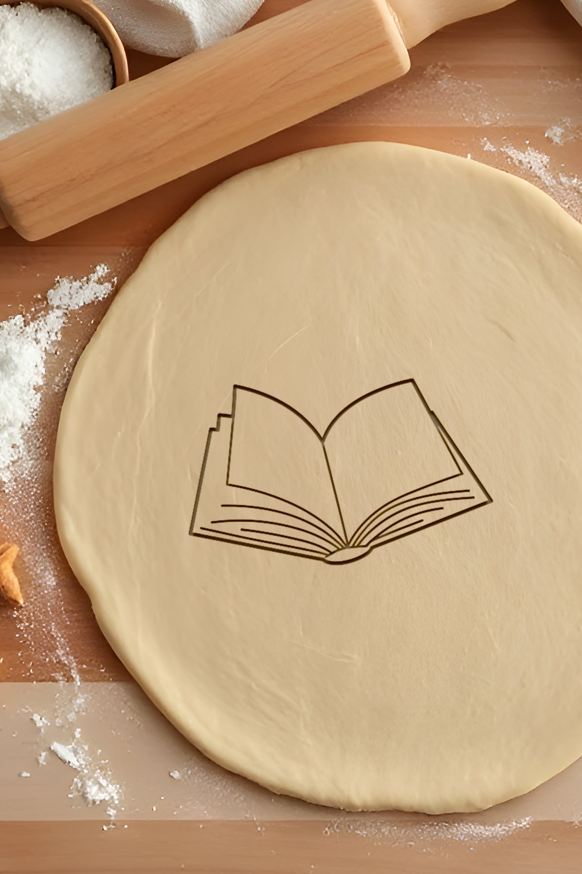 Book Cookie Cutter, Biscuit Cutter 3d model