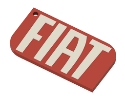 Keychain: Fiat II 3d model