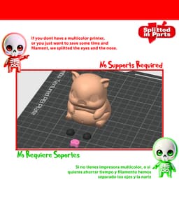 Pudgy Pig. 3d model