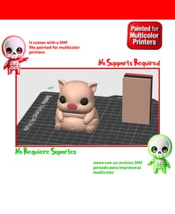 Pudgy Pig. 3d model