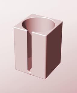 CS68-105-S Slotted container modular stackable module bin box 3d model