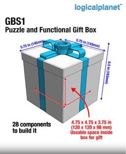 Sequential Discovery Puzzle Gift Box #1 (GBS1) 3d model