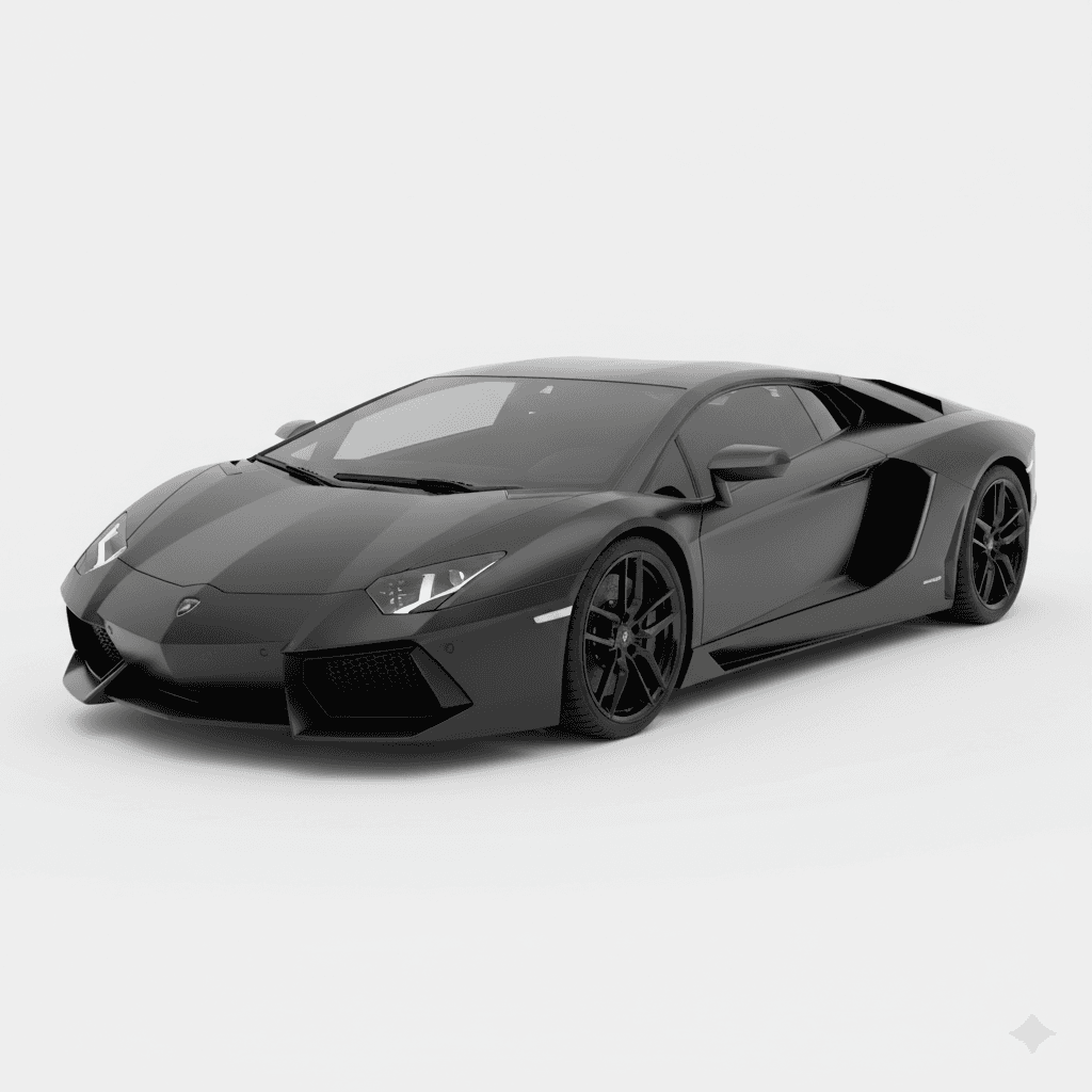Car : Lamborghini Aventador V12 Exotic Supercar 3d model