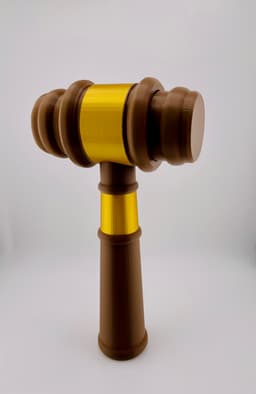 Judge's Gavel Double Clicker 3d model