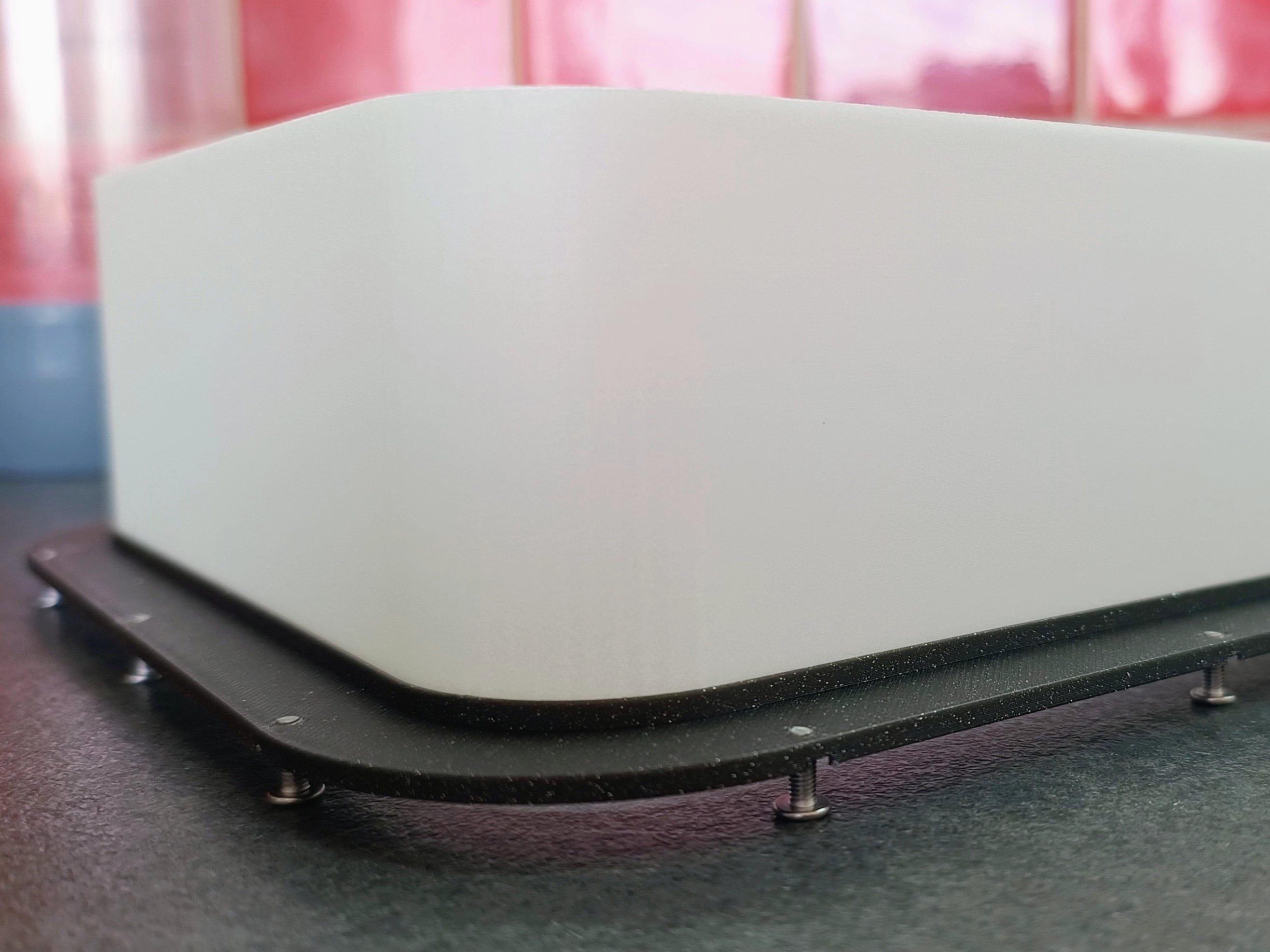 Square Lamp (LED strip) 3d model