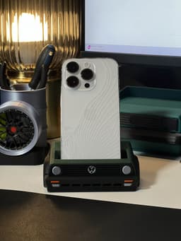 VW Rabbit Simple Phone Stand 3d model