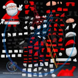 Life Size Santa 3D Printer STL file 3d model