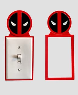 Deadpool Light Switch Backer 3d model