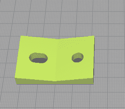 shim for kayak rudder bracket 3d model