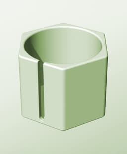 CH128-120-S Stacking slotted component box bin for makers 3d model