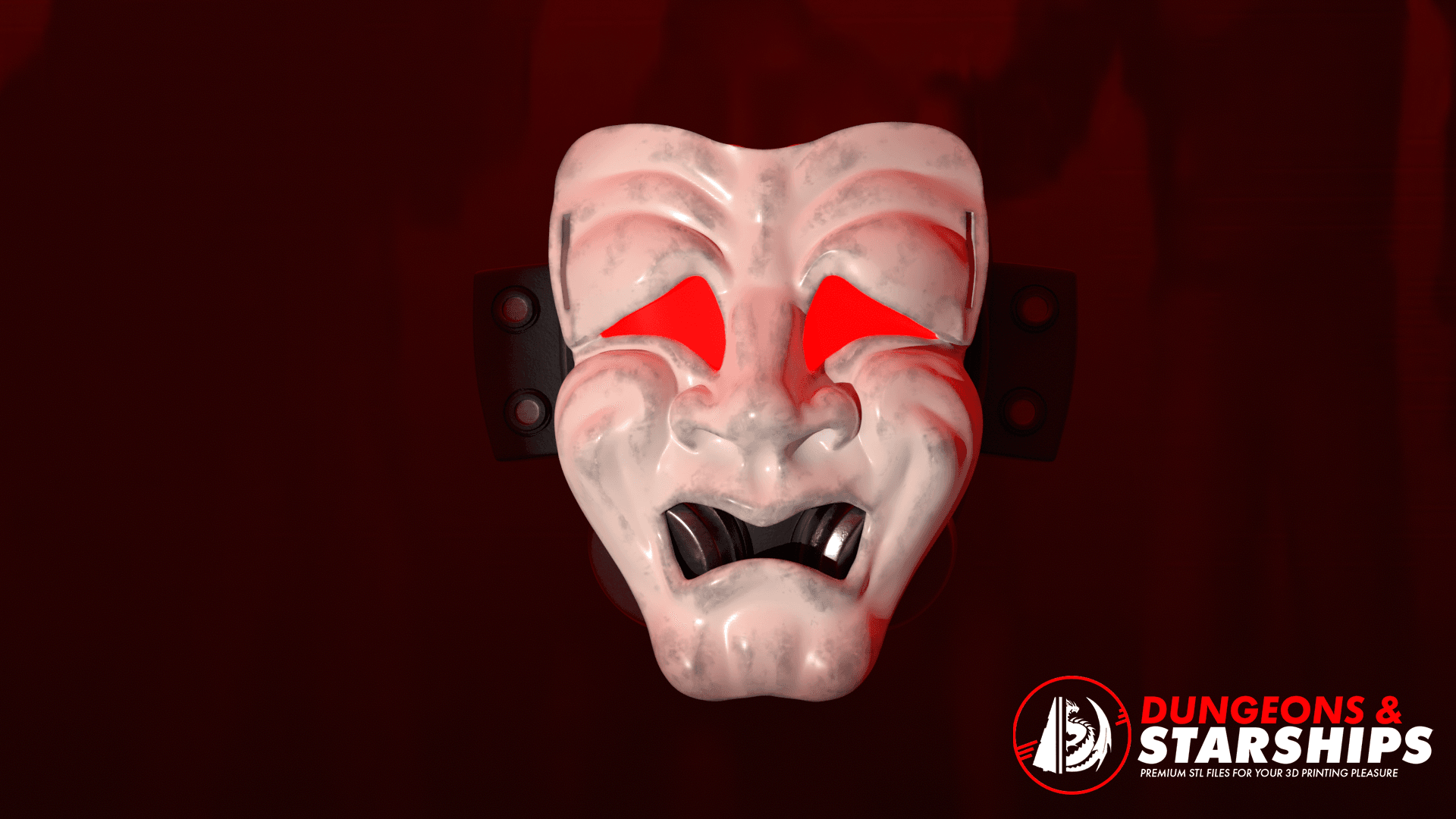 Comedy & Tragedy 3d model