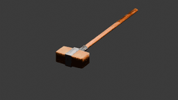 Bronze War Hammer v2 3d model