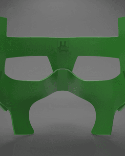Green Lantern's Mask - DC 3d model