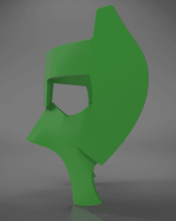 Green Lantern's Mask - DC 3d model