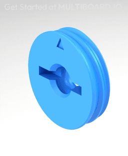 Small Thread Hole - Large Thread 3d model