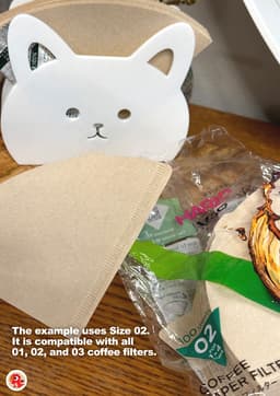 Cat Hario V60 Coffee Filter Holder 3d model