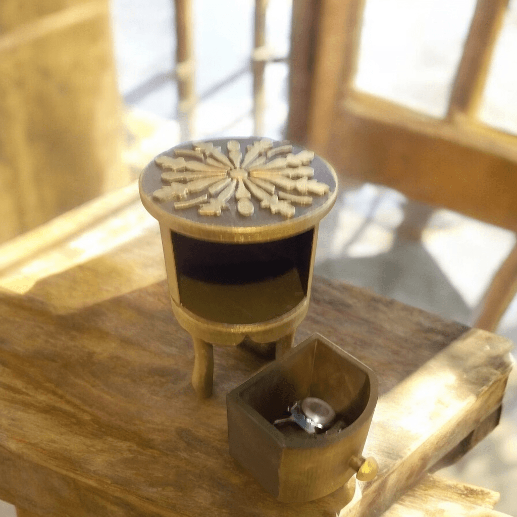 Vintage Side Table 3d model