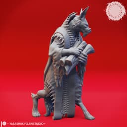 Arcanaloth Record Keeper - Tabletop Miniature (Pre-Supported) 3d model