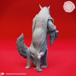 Arcanaloth Record Keeper - Tabletop Miniature (Pre-Supported) 3d model