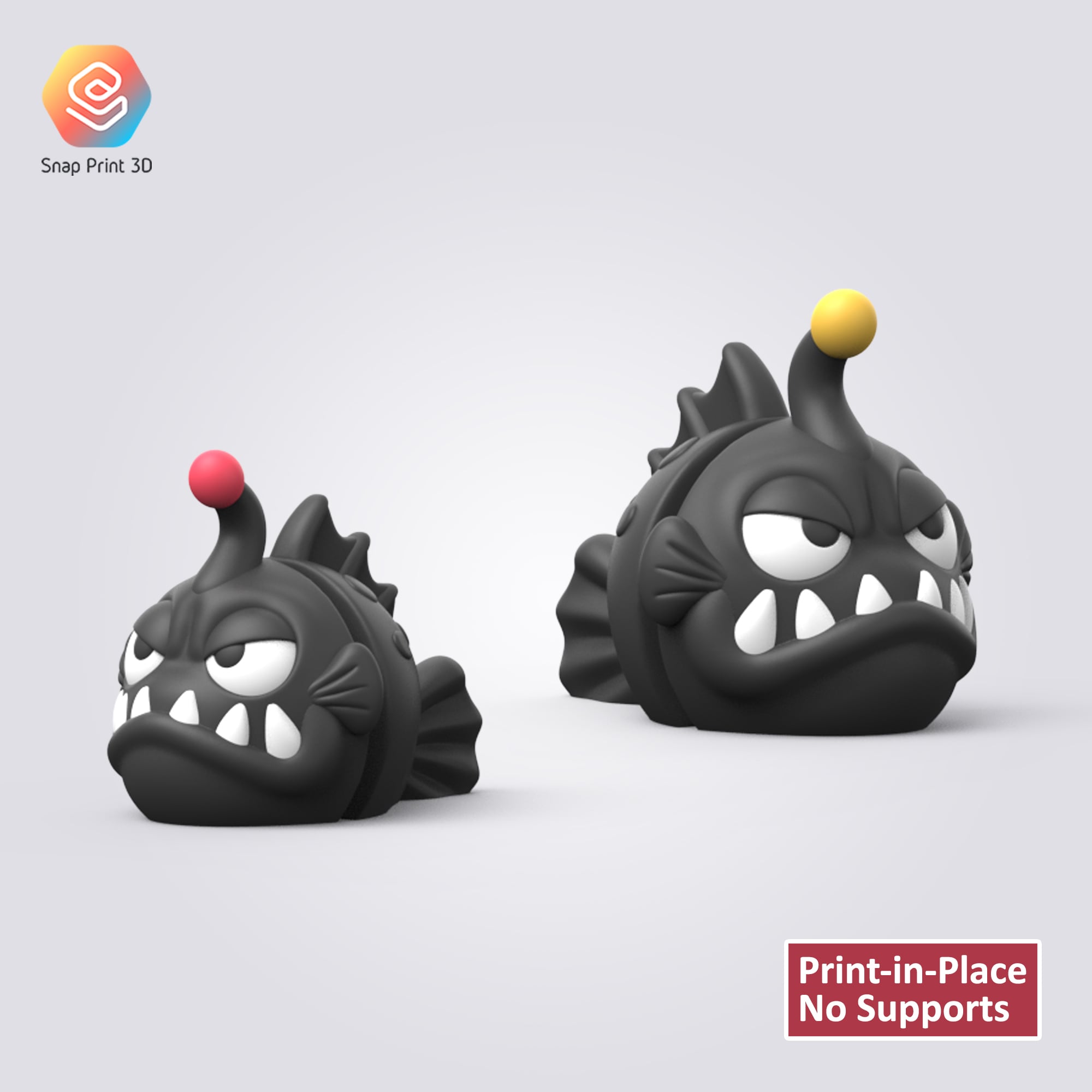 Flexi AnglerFish 3d model