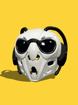 Cyberpunk Insect Helmet Mask – 3D Printable Sci-Fi Cosplay Prop 3d model