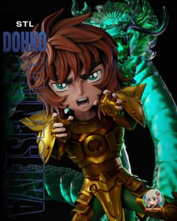 Saint Seiya Dohko Chibi - Premium Collectible 3d model