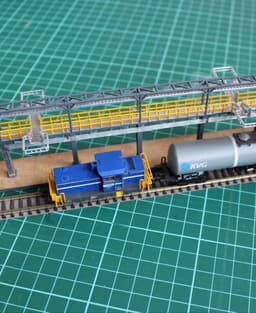 N Scale Tank Car Loading Platform 2x2 type 1 3d model