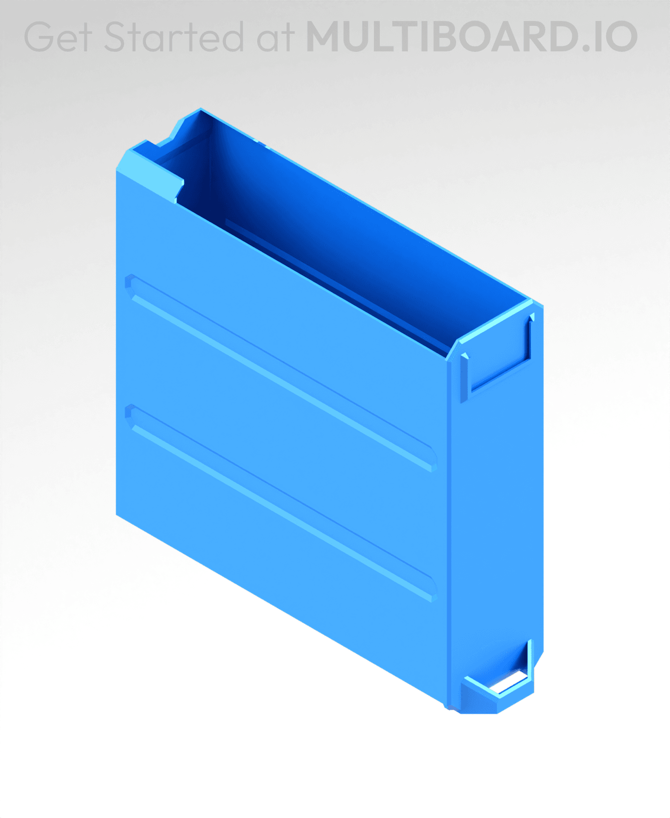 1x3x3 LU - Labelled - MultiBin Simple Drawer 3d model