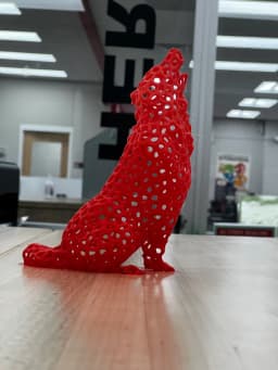 Voronoi Wolf 3d model