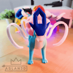 Suicune By Colors 3d model