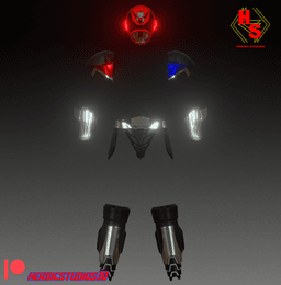 SPD Battlizer Cyber Mode Armor 3d model