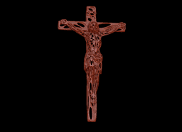 Jesus on the cross 3d model