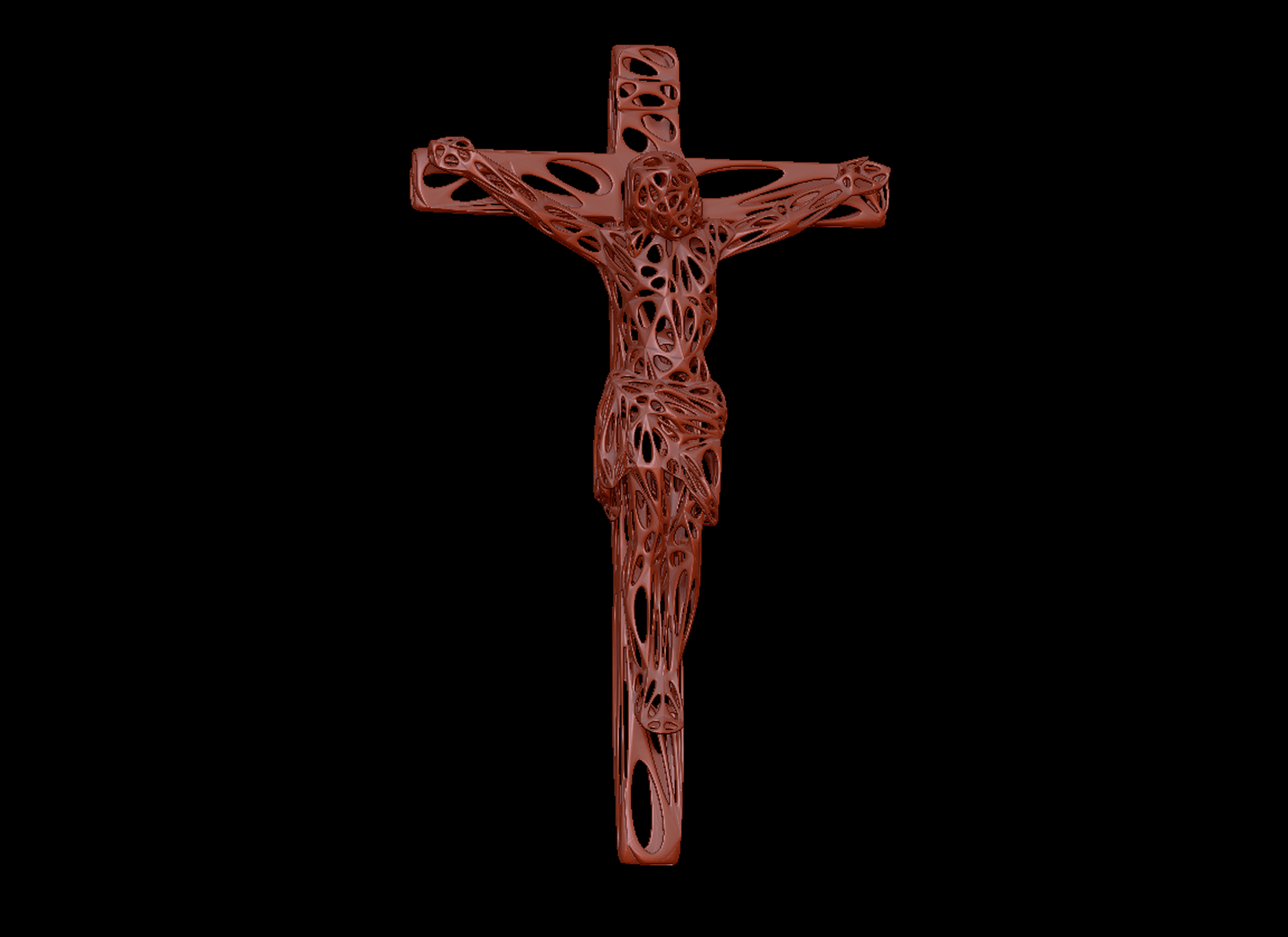 Jesus on the cross 3d model