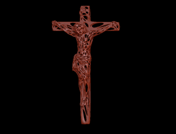 Jesus on the cross 3d model