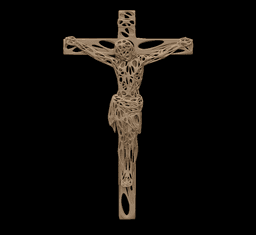 Jesus on the cross 3d model