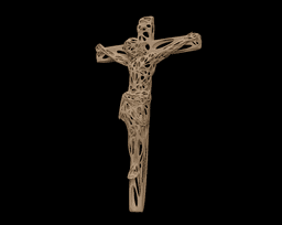 Jesus on the cross 3d model