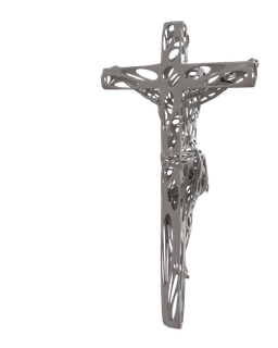 Jesus on the cross 3d model