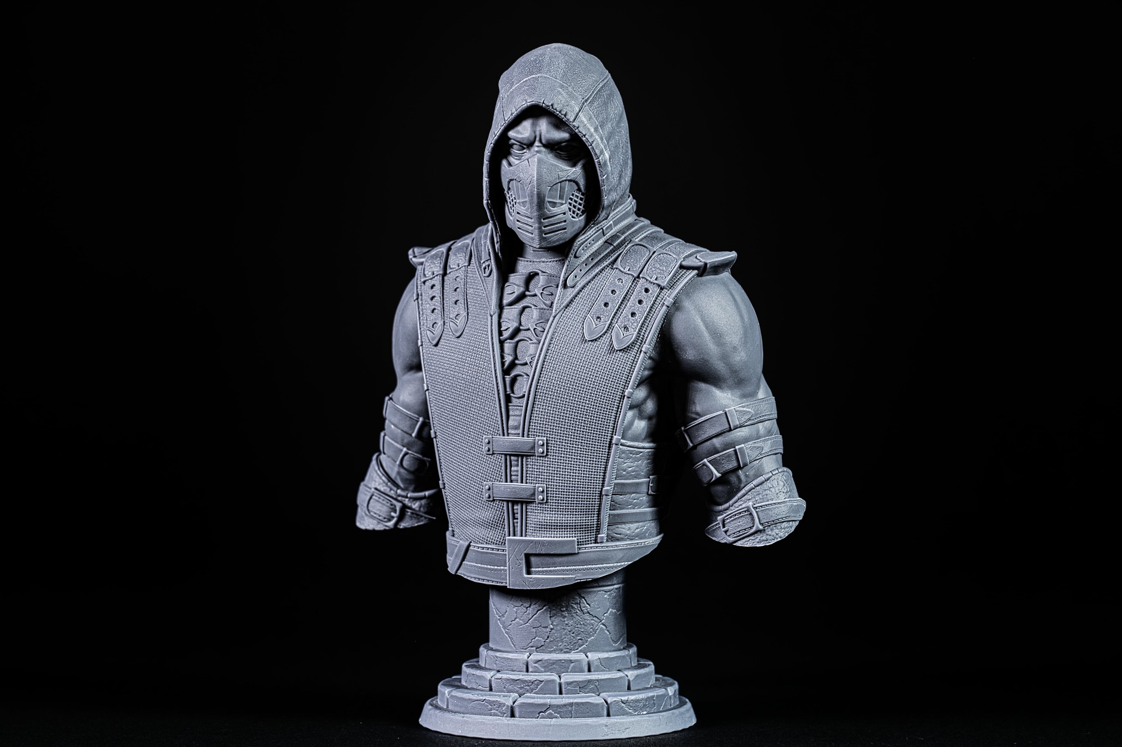 Scorpion bust (Pre-Supported) 3d model