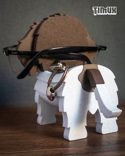 WIREHAIRED GRIFFON GLASSES HOLDER 3d model