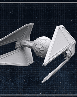 TIE/IN Interceptor - Star Wars 3d model