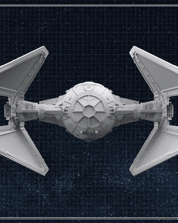 TIE/IN Interceptor - Star Wars 3d model
