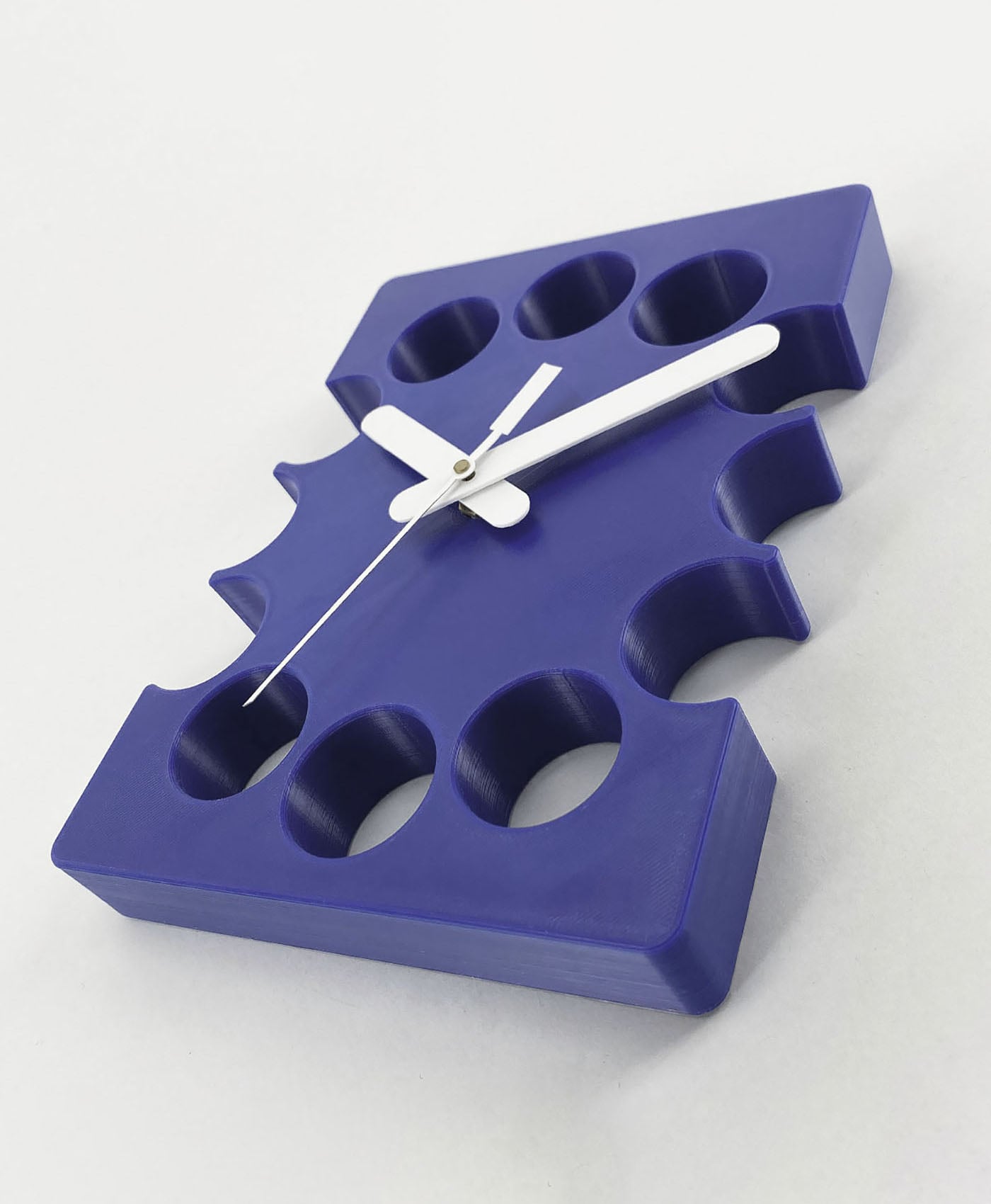 Slice Clock - Wall Desk Kitchen Clock 3d model