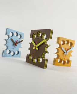 Slice Clock - Wall Desk Kitchen Clock 3d model