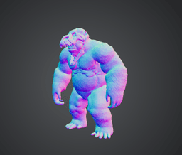 MEGAPITHICUS W RAPTOR MASK 3d model