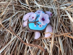 Cherry Blossom Turtle 3d model