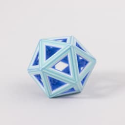 Wireframe Icosahedron // Folding Polyhedra 3d model