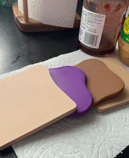 PB&J Coaster Set 3d model